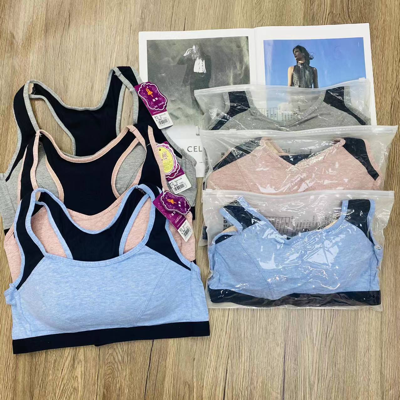 Nuevo chaleco sin costura de alta elasticidad fija de taza de mujer chaleco sin anillo de acero bra de yoga ropa interior deportiva mujer al por mayor