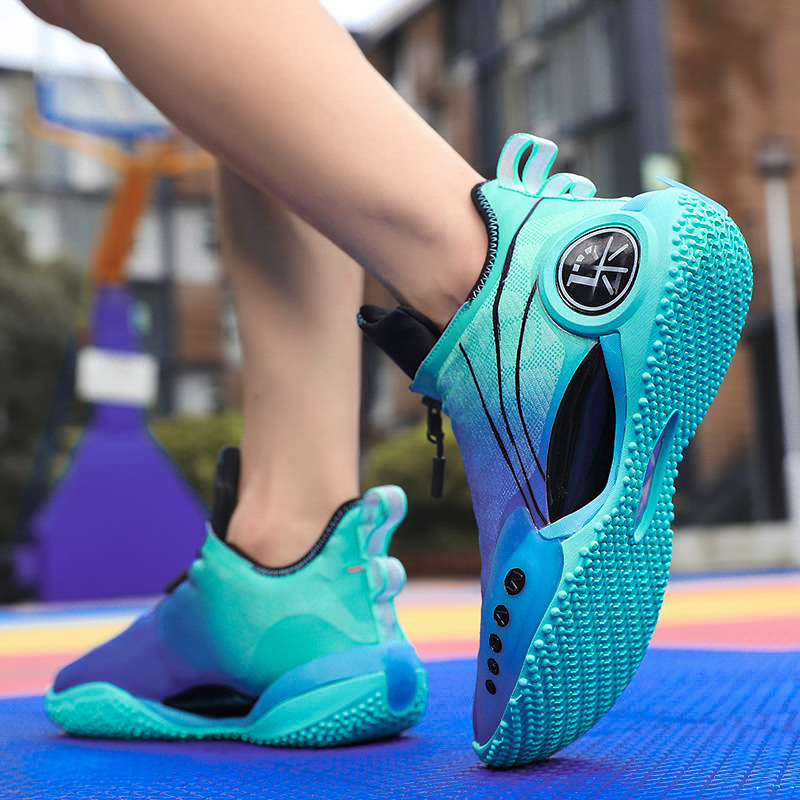 Fall men's basketball shoes children's new Wade 9 sneakers students actual concrete ground anti-slip wear-resistant sports shoes_voghion.com