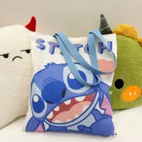 Холщовая сумка Стилберс большой вместимости спот милый мультфильм Star Baby Stitch Студенческая сумка на плече