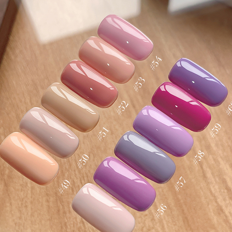 Ennisie Yiyi Color 88 Color Series Micro-construcción esmalte de uñas de alta saturación de un segundo nivelado especial para la tienda de uñas