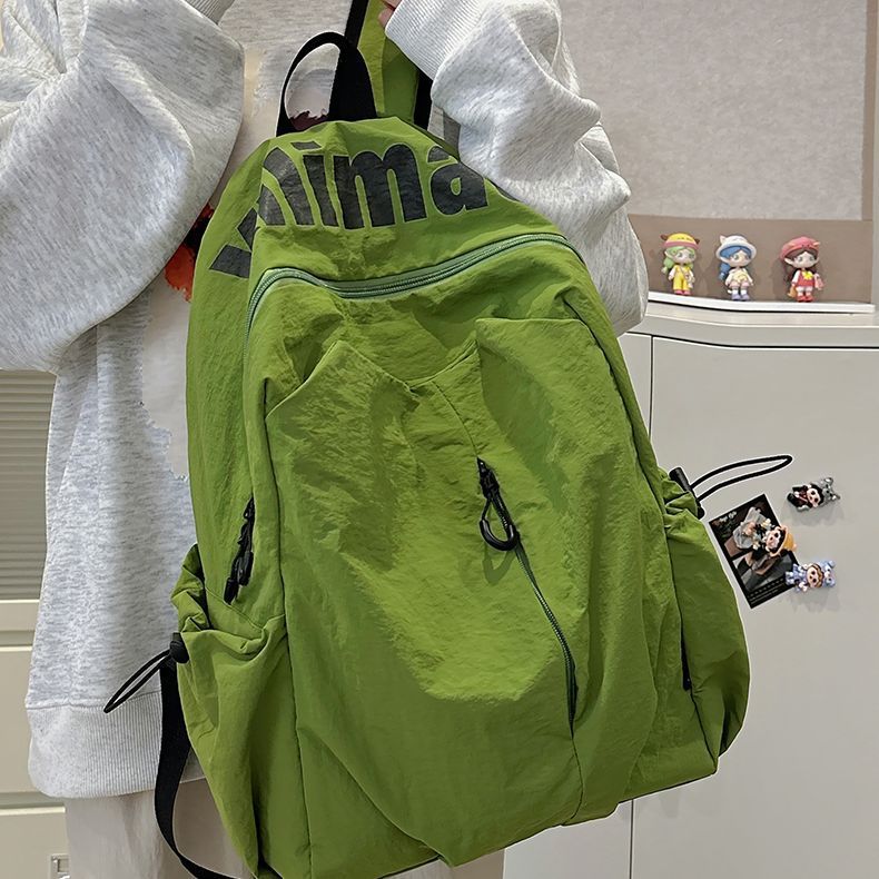 Cross-border backpack, niche design, lightweight, water-resistant, suitable for high school students, unisex, large capacity, for sports and outdoor activities, travel backpack