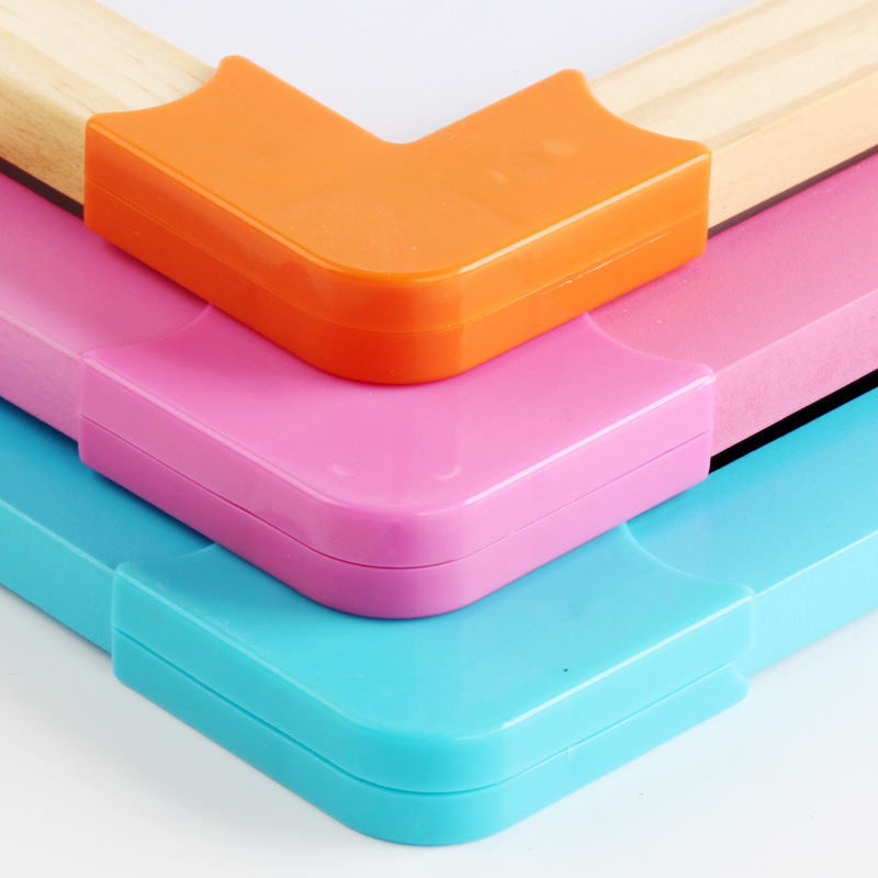 Weiweihu Children's Educación temprana de madera Tablero de graffiti de doble cara Tipo de esquina Tablero de dibujo en blanco y negro de almacenamiento portátil magnético de doble cara