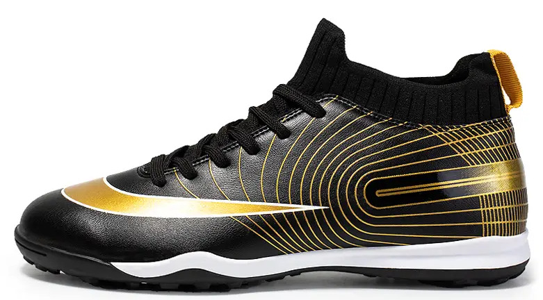 2022 transfronterizo más el tamaño Nuevo FGTF transpirable de los hombres de alta superior de uñas largas y cortas zapatos de fútbol zapatos de entrenamiento de hierba zapatos de fútbol