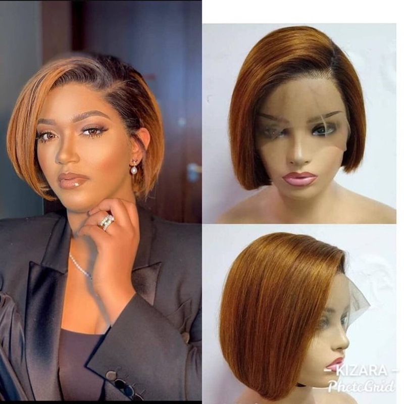 180g Weight Full Head Wigs Wig & Hair Extension Type Wigs Wig Accessories Short Straight Hair Wig Hairstyle Real Hair Hair Material Casual, Street Occasion Women's Gender Elegant, Simple Style Style Women's Elegant Simple Style Casual Street Real Hair Short Straight Hair Wigs 14