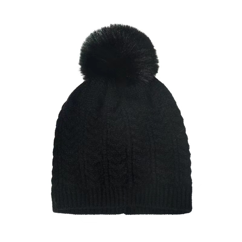 Cappello lavorato a maglia con palline di lana per bambini, autunno e inverno, specifico per la piattaforma_voghion.com
