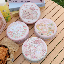 135圆罐矮款单层曲奇可可脆试吃装圆形马口铁包装盒现货量大价优