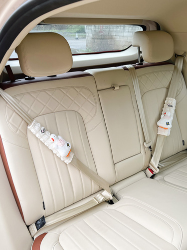 Car Seat Belt Shoulder Cover Cute Cartoon Creative Car Warmth All Seasons Soft Children's Anti-Stranglehold Women's