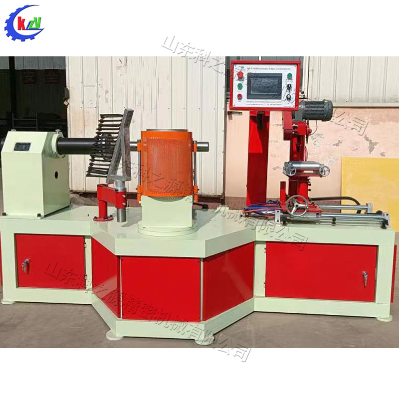 全自动纸管卷管机造纸布匹零食纸管成型设备 斜纹纸管切断一体机