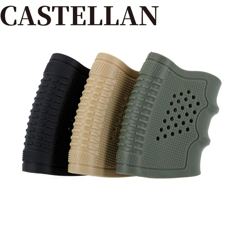 Taktikalise püstoli kiirkinnituskatte lisatarvikud Glock G19/17 pehmest kummist kate välivarustusele kaitsekate libisemisvastane käepideme kate_voghion.com