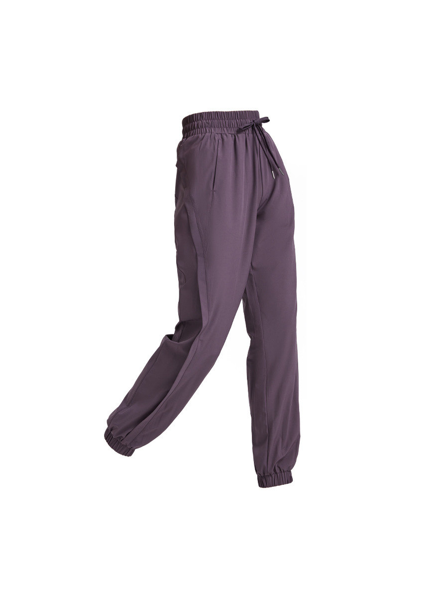 Pantalones deportivos pantalones de fitness sueltos para mujer pantalones de yoga danza cintura alta tobillo-atado de secado rápido más el tamaño corriendo yoga fitness Pantalones