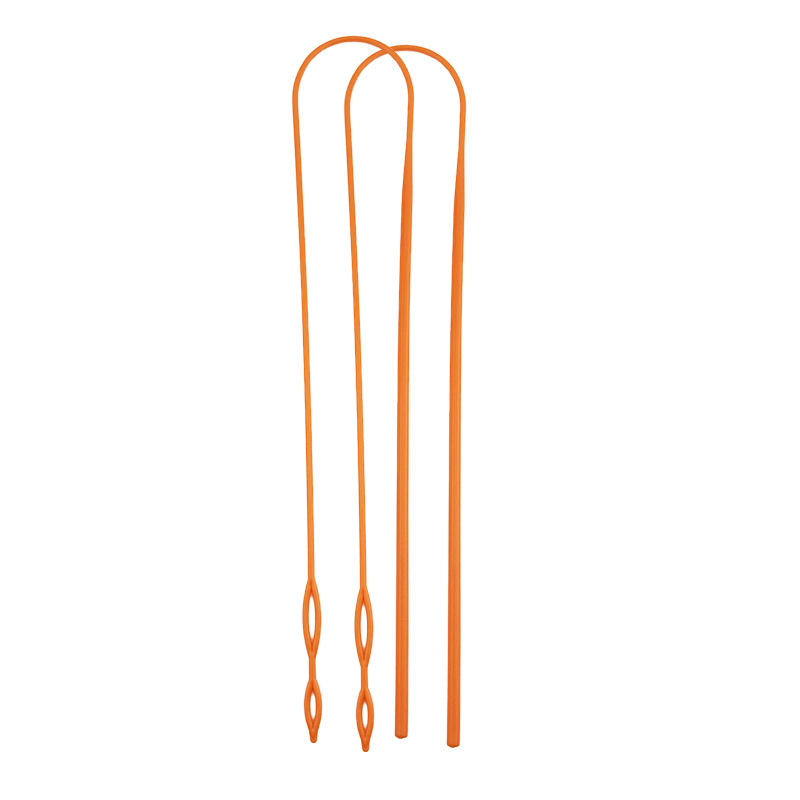 Hogar DE COSER DIY Dispositivo de enhebrado de plástico largo Dispositivo de enhebrado herramienta de la cuerda Dispositivo de enhebrado banda de goma hecha a mano Dispositivo de enhebrado