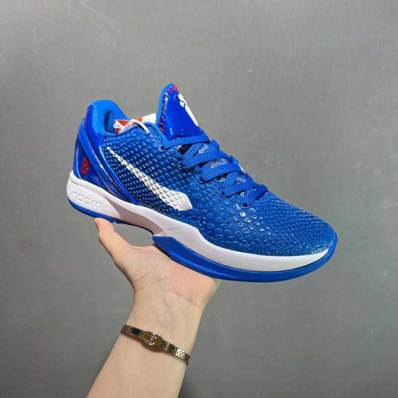 Putian High Version Kobe 6 Dodge Practical Basketball Shoes for Men and Women Air Cushion Cushioning Non-Slip Wear-Resistant Casual Sports Shoes