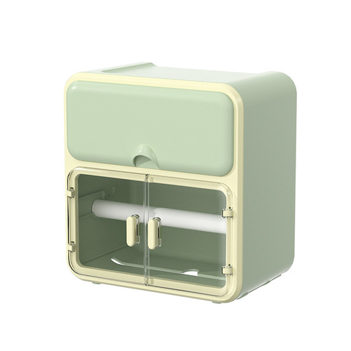 No punching waterproof wall-mounted bathroom toilet paper box bathroom multi-functional storage box tissue box paper box wholesale