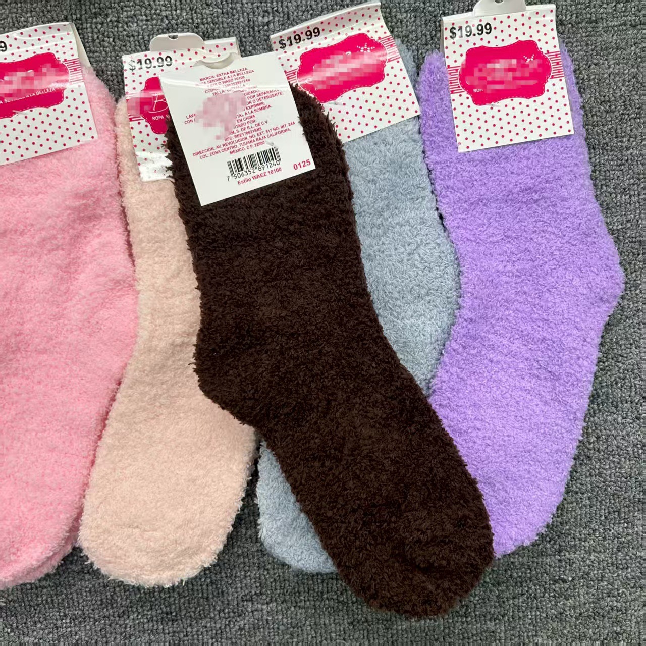 Coral de coral para niños invierno y otoño grueso medias medi