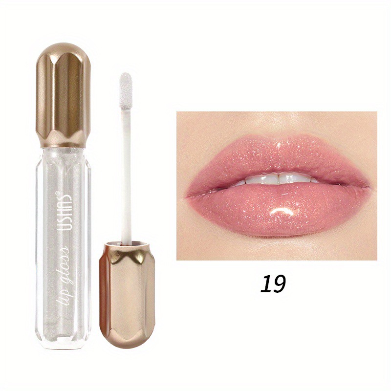 USHAS European and American Cross-border spot líquido lápiz labial taza antiadherente sin decoloración brillo de labios impermeable esmalte de labios LG2467B