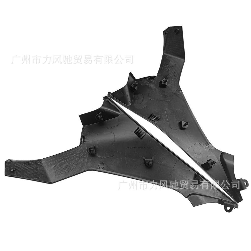 Adecuado para Kawasaki Ninja NINJA400 18-22 modificación de la cubierta del tanque de combustible izquierda y derecha placa lateral placa lateral de la carcasa patrón de fibra de carbono