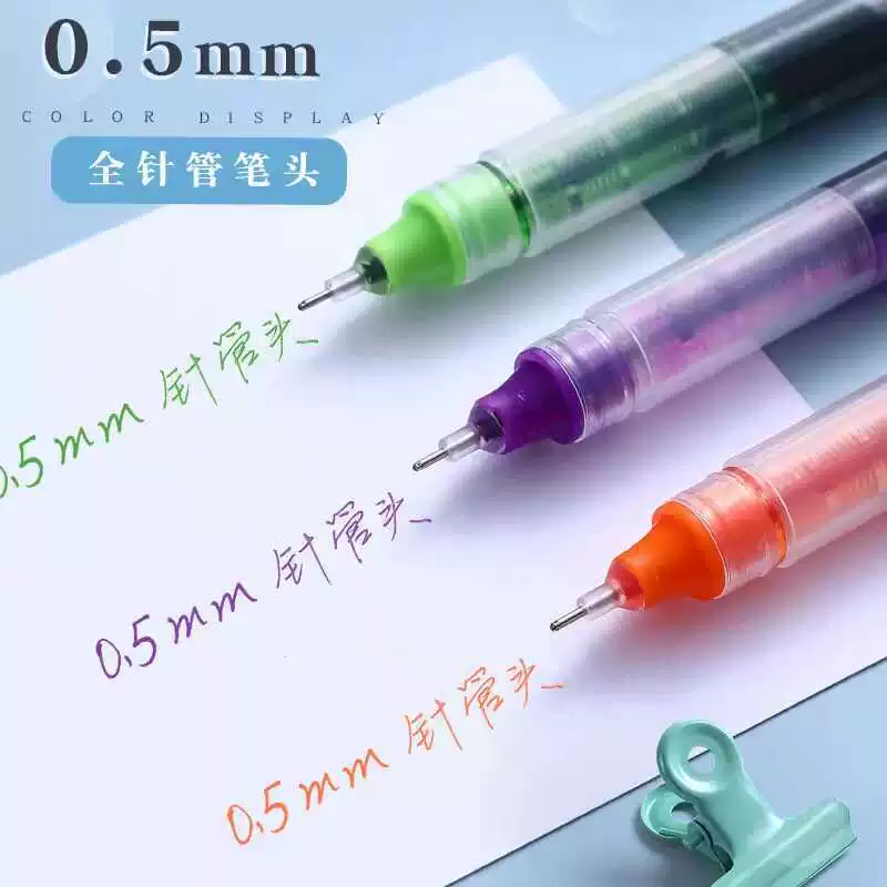 Rollerball rollerball pen for elementary school students, quick dry coloured pencils