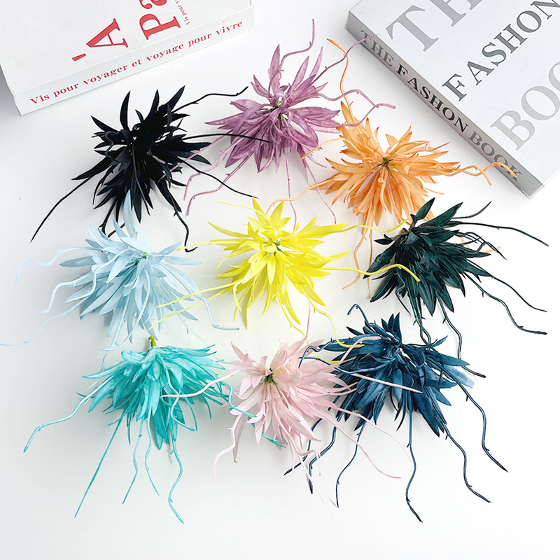 Simulated Plastic Asparagus Flower Single Flame Grass Flower Head DIY Hairpin Headdress Flower Arrangement Accessories Photography Ornaments