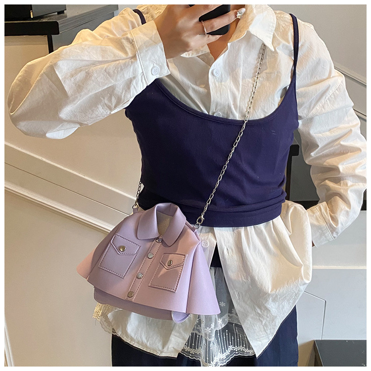 Women's Pu Leather Clothes Streetwear Square Magnetic Buckle Shoulder Bag display picture 3