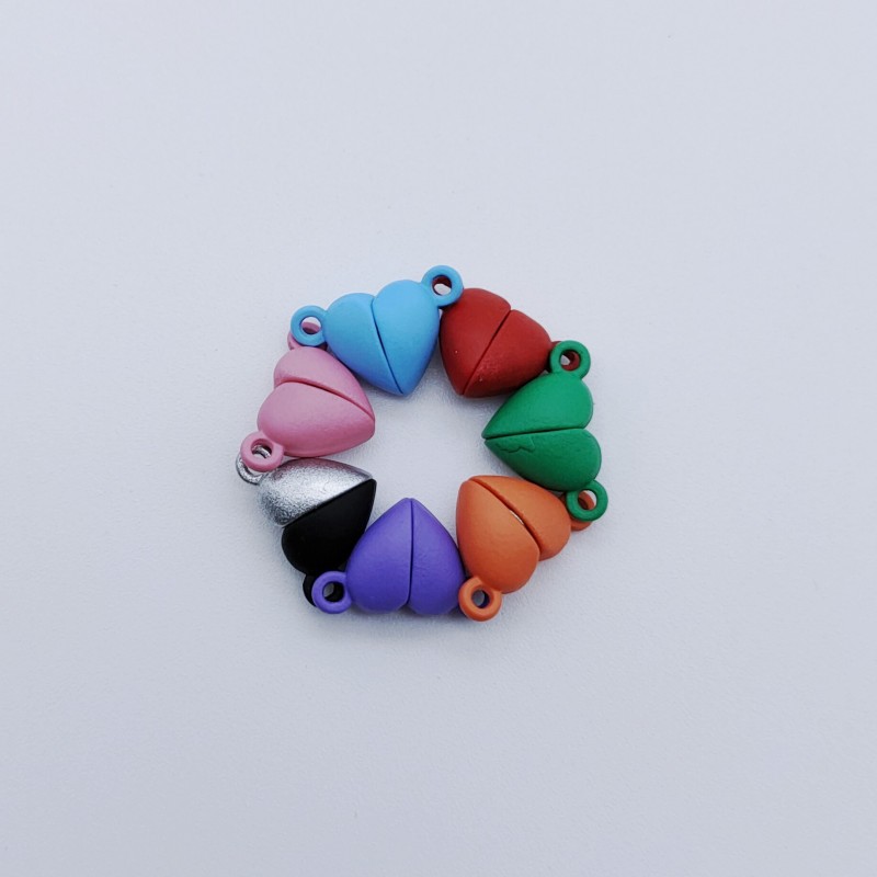 12g Weight DIY Jewelry Accessories, Bracelets Classification 1 Pair Quantity Metal Material Heart Shape Pattern Couple Gender Simple Style Style 1 Pair Metal Heart Shape DIY Jewelry Accessories Bracelets 6