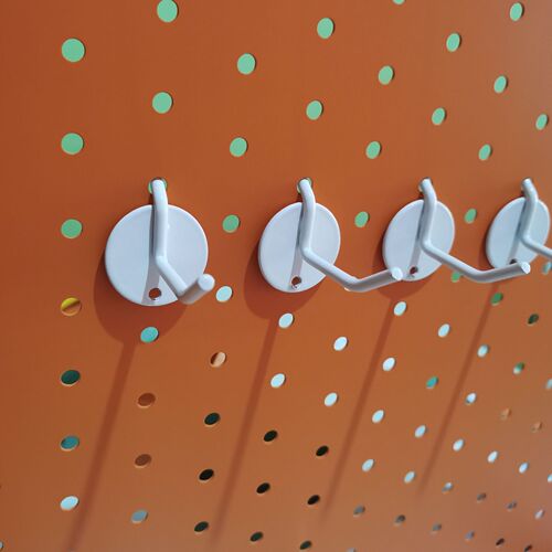 Shelf hook single line hole board accessories jewelry hook simple display hook apple shaped hole board hole board hook