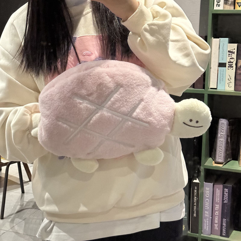 猫范 小乌龟暖手抱枕可爱卡通毛绒玩具暖宝宝学生便携暖手宝抱枕