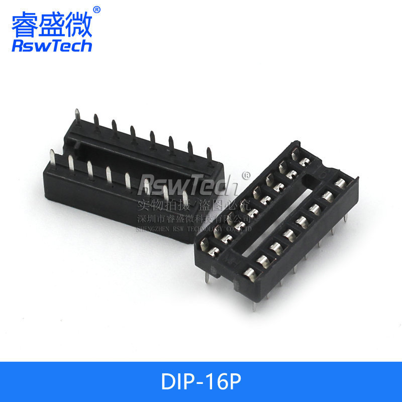 Icソケット集積ブロック直挿しディップマイクロチップ丸穴ベースサブ8p 14 16 20 28 40p足|undefined