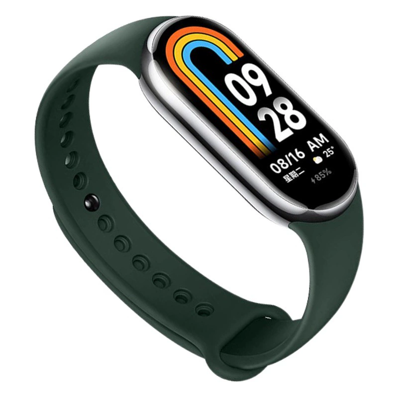 Для браслета из проса 6/7/8 Ремешок Универсальный NFC версия браслет из проса 8 браслет из жидкого силикона Smart Sports