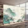 青山酒店书房可折叠屏风
