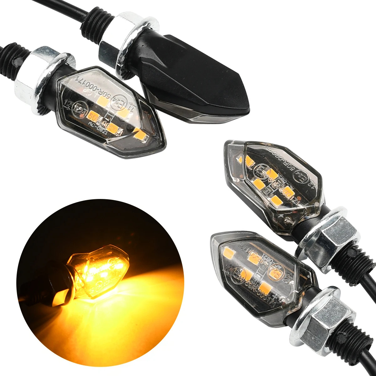 Aliexpress's Popular Led Motorcycle Turn Signal High-Quality Atmosphere Light Decorative Electric Vehicle Lighting Prompt Light