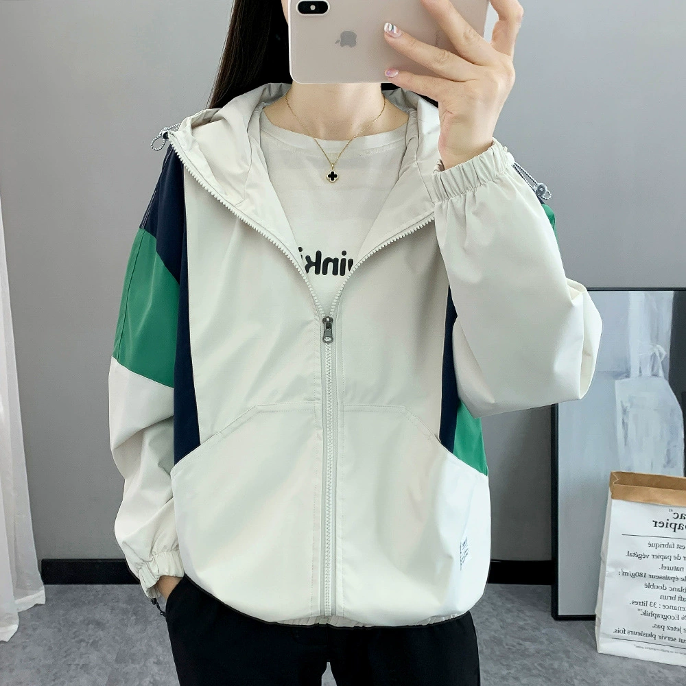 Travel windproof jacket with hood, keep warm set, climbing trench coat