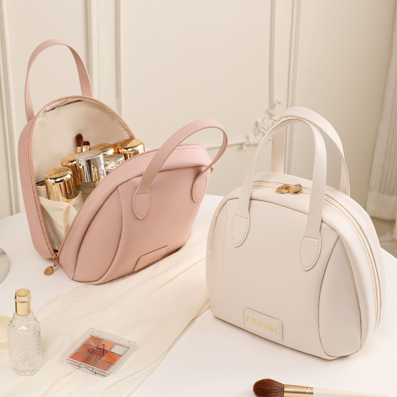 ▪PU皮枕头包化妆包高颜值旅行化妆包便携式手提洗漱包化妆品收纳