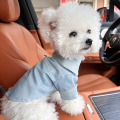 スポットクロスボーダー爆金ペット子犬猫服源工場春夏かっこいいカウボーイシャツ