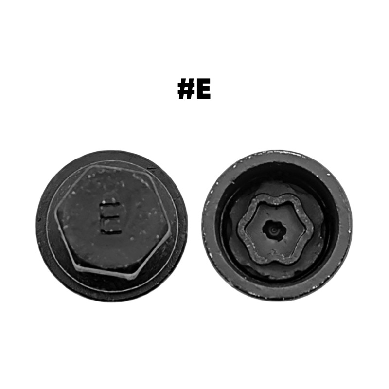 Suitable for Toyota Tire Anti-Theft Screw Socket Removal Tool Key for Sienna, Prado, Land Cruiser, Lexus