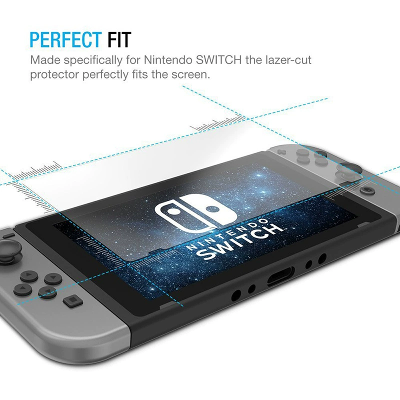 Защитная пленка из закаленного стекла для Nintendo Switch, отпечатков рук не оставляет, геймер консоль защитная пленка
