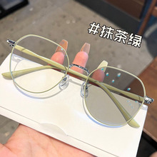 素颜神器近视眼镜女款可配有度数大框显瘦超轻眼镜框架男潮网红款