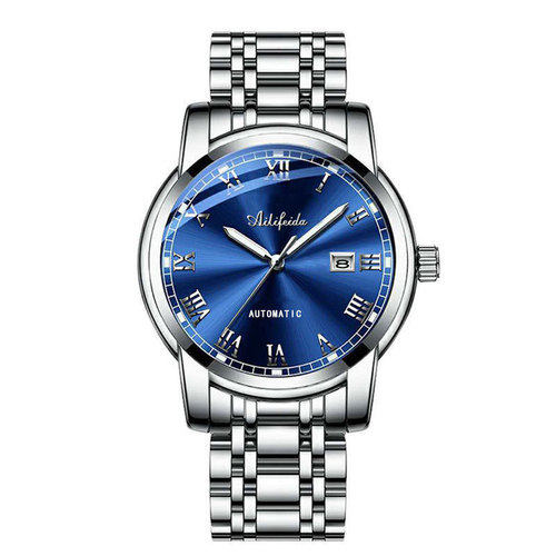 Men's Aili Feida Quartz Watch with Hollow Visual Live Streaming Waterproof Business Calendar Dropshipping