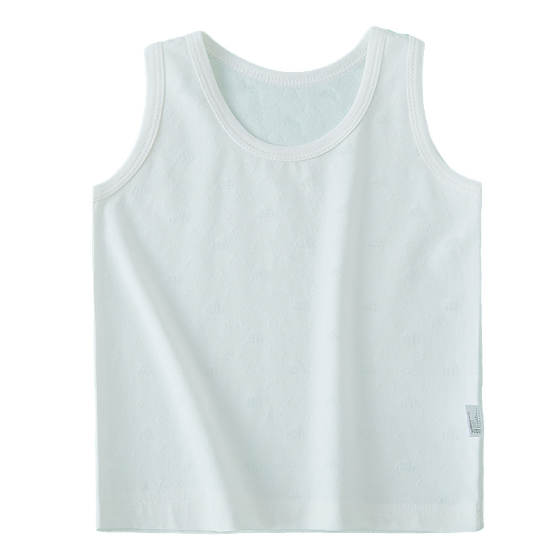 赤ちゃんの赤ちゃんのベスト夏の薄いモデルのモーダルの子供のノースリーブキャミソールの新生児の下の服の赤ちゃん