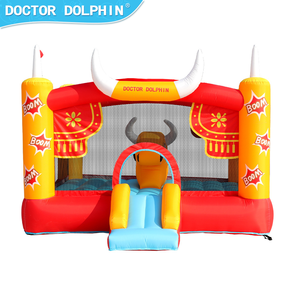 Doctor delfín | Castillo inflable para niños pequeño trampolín inflable tobogán inflable pequeño hogar