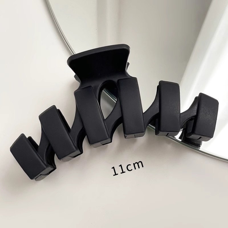 6 # clip de agarre negro irregular