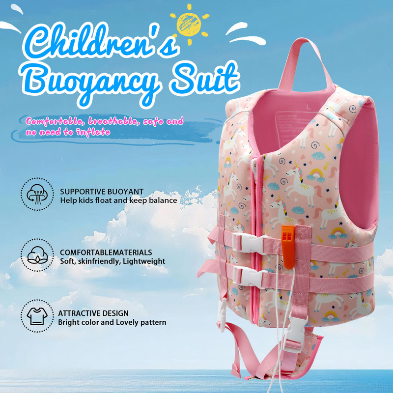 New Export Kidsren's Special Life Jacket 3-12 Years Old Water Float Anti-Drowning Swimming Buoyancy Vest Summer