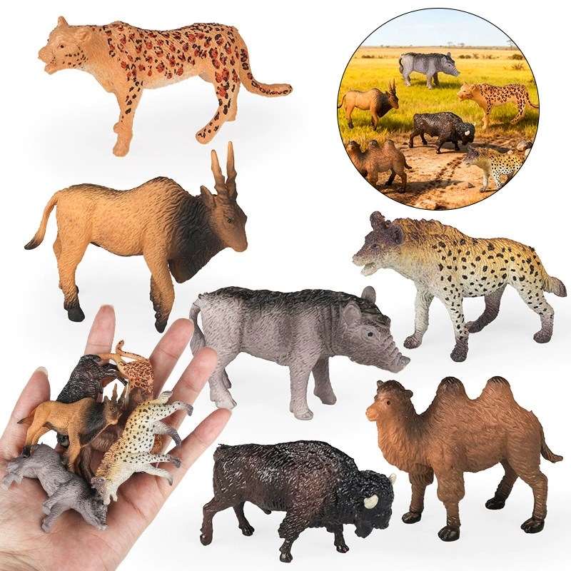 Realistic animal model, small children's set, cognitive toy
