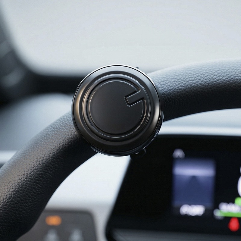 Cross-Border Car Steering Wheel Power Ball, 360-Degree Labor-Saving Auxiliary Device for Vehicles, Metal Bearing-Type Steering Power Ball