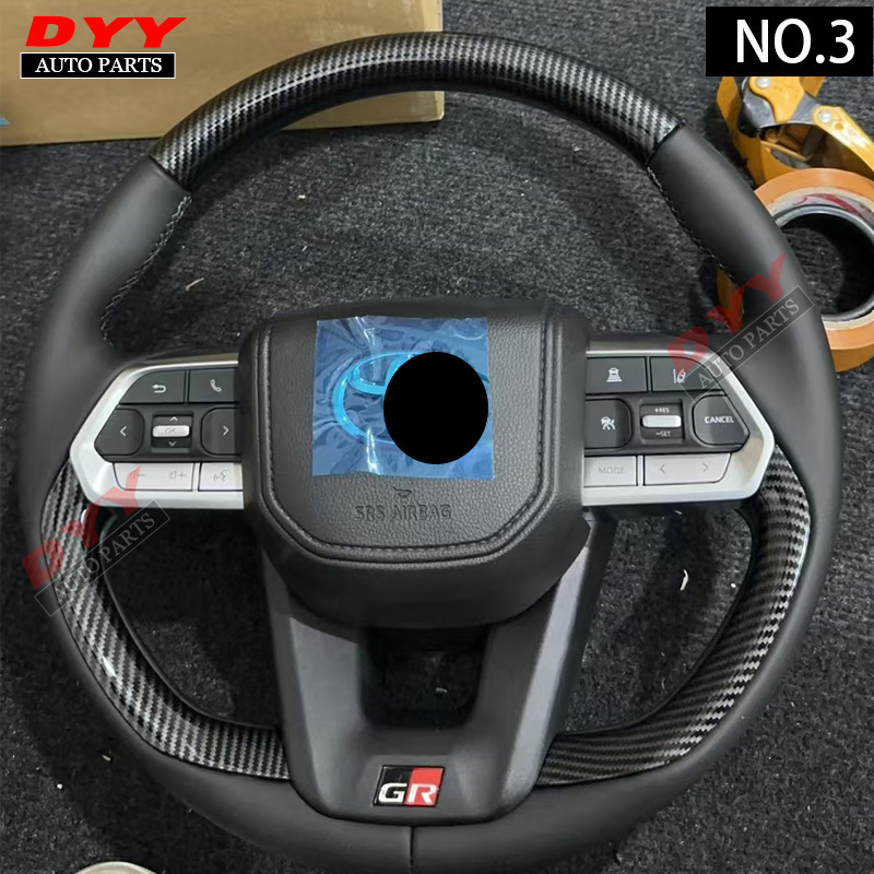 Upgrade Steering Wheel for Lexus NX/RX/LX570/GX460 to LC GR Carbon Fiber