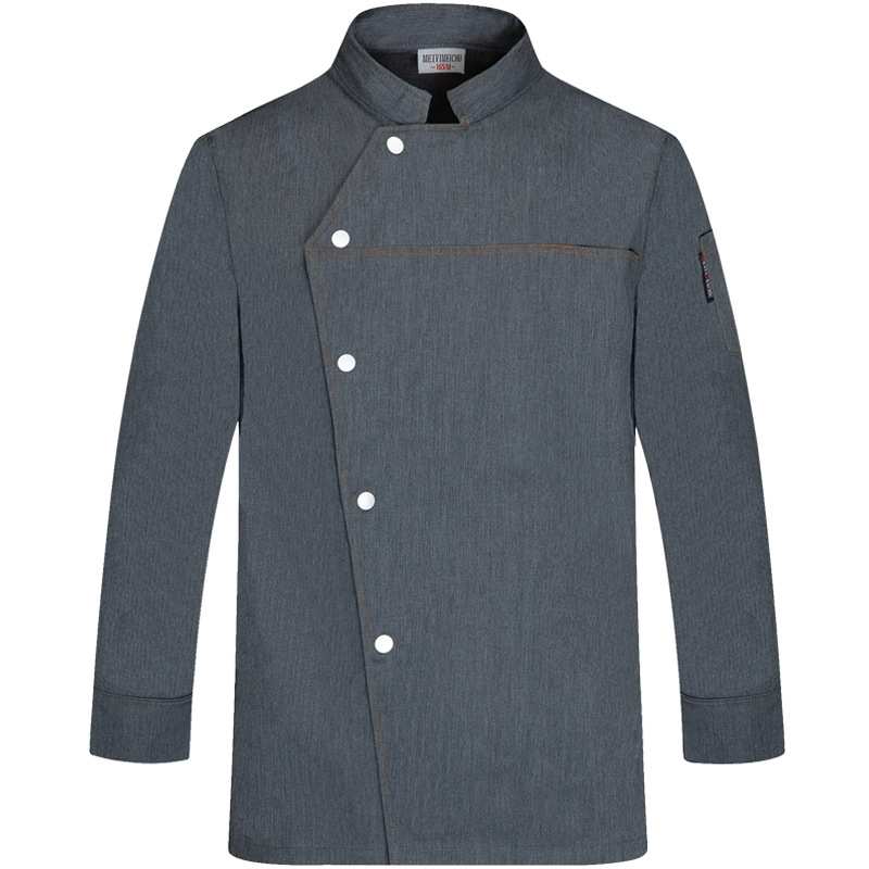Ropa de trabajo de chef de estilo romántico francés de alta calidad, ropa de otoño e invierno para hombres y mujeres, herramientas de cocina de catering, chef ejecutivo