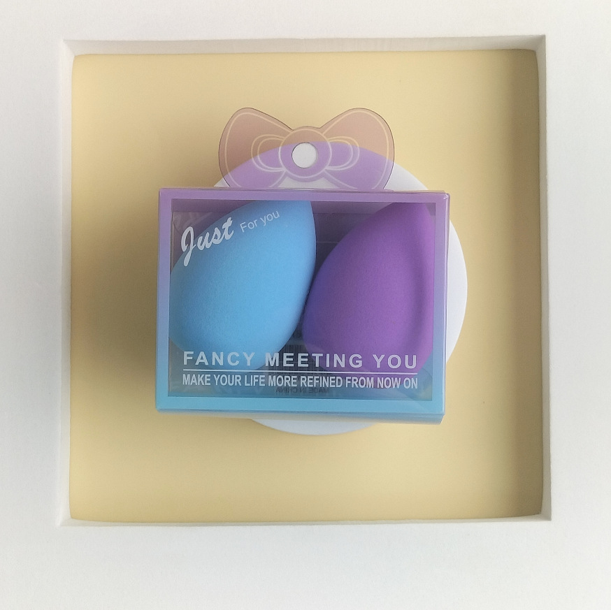 Cosméticos de belleza UV impresa arco colgante mascota caja de almacenamiento transparente polvo de maquillaje huevo mascota caja de almacenamiento transparente