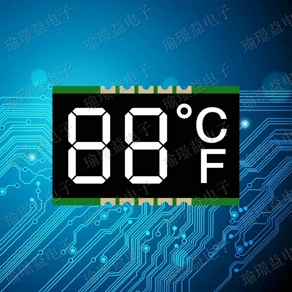 Светодиодная цифровая трубка 0,40-дюймовая двухразрядная пластырь синяя температурная трубка 4023AB CB