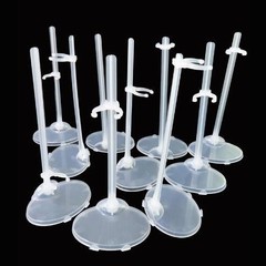 10個の人形透明カードウエストスタンド、12個のプラスチックスタンド式スタンド6個固定スタンド220gメーカー