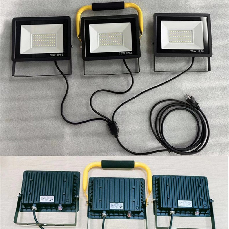 Amazon trípode personalizado lámpara de trabajo sitio de construcción lámpara de proyección iluminación led al aire libre luz intensa impermeable a prueba de polvo