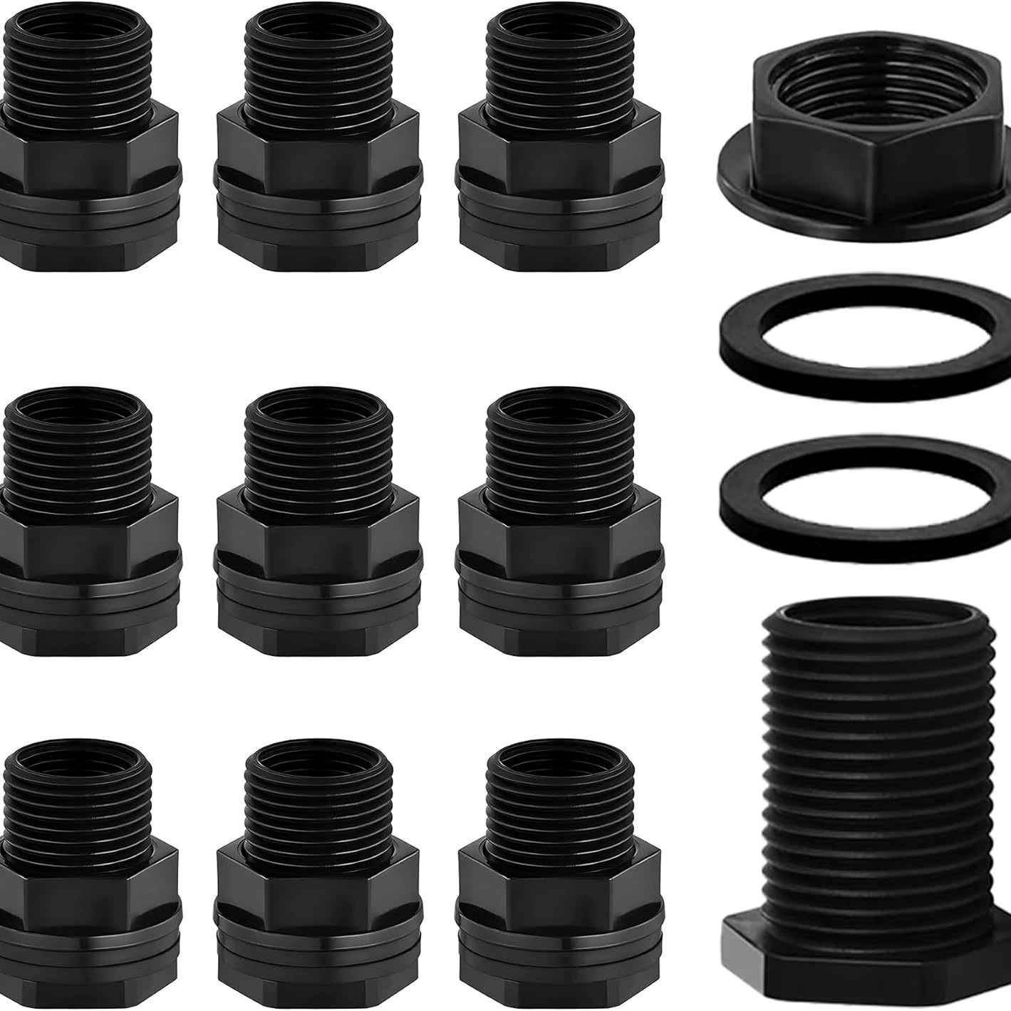 Соединение для садового шланга, американский стандарт 3/ 4inch GHT*1/ 2inch NPT, соединение аксессуаров для перегородки с двойной резьбой